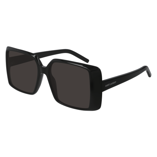 NEW SAINT LAURENT SUNGLASSES SL451 001 BLACK WOMEN Saint Laurent Women Black Oversized Square Sunglasses SL451  main image 4