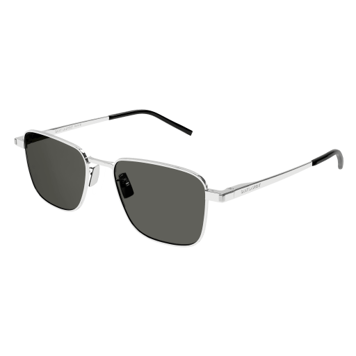 NEW SAINT LAURENT SUNGLASSES SILVER WOMEN EYEWEAR SAINT LAURENT SL529 002 SAINT LAURENT Sunglasses SL 529 002 Silver 2024 main image 4