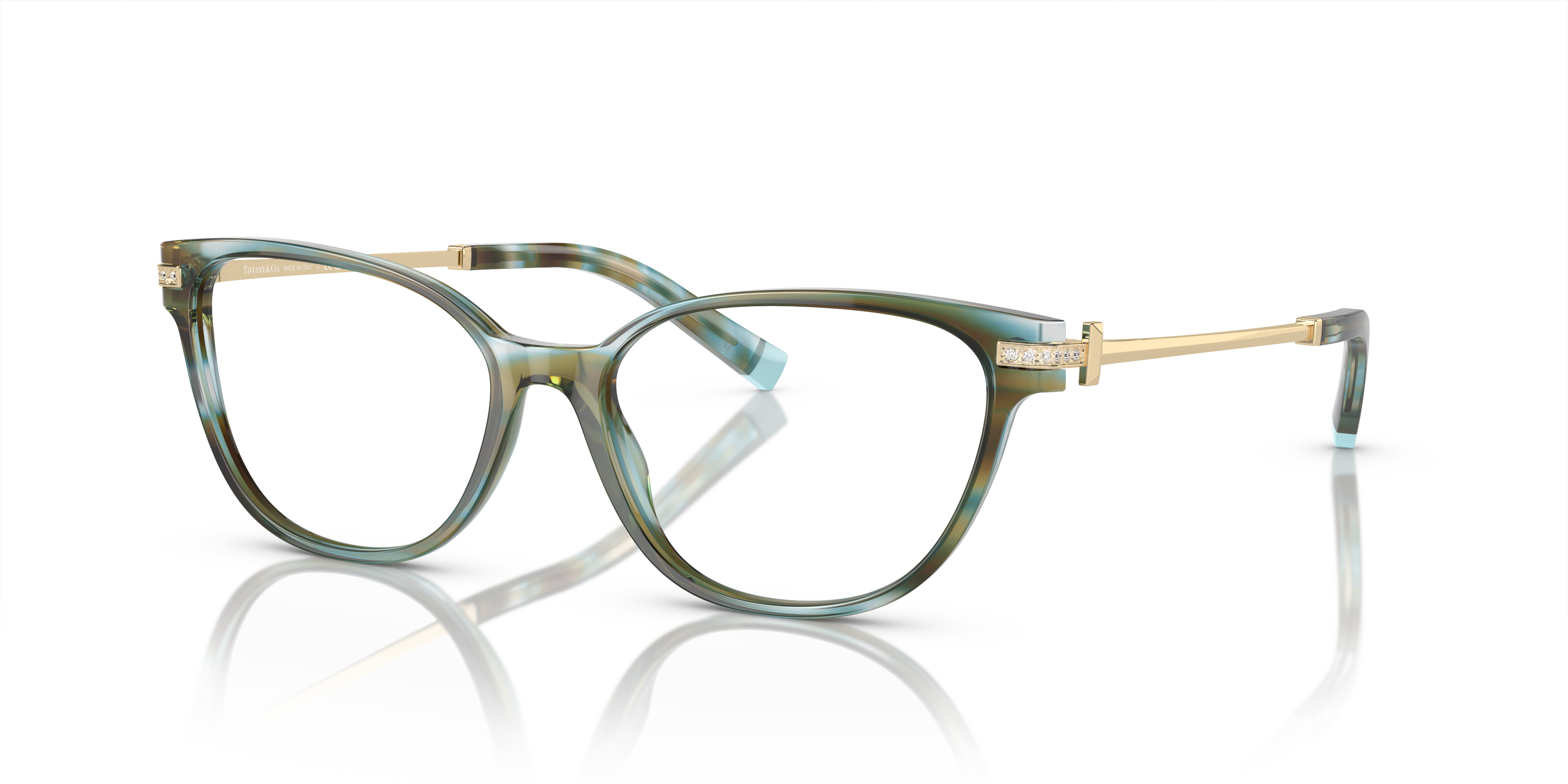 フォトフレーム Tiffany Collection International Picture Tiffany TF2223B 8124 Ocean Turquoise Eyeglasses for Woman