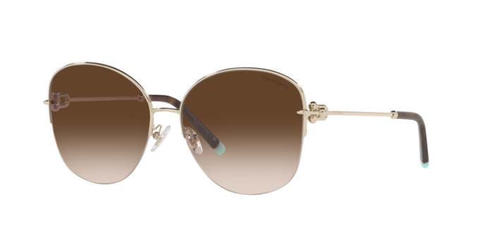 Tiffany TF3082 60213B Pale Gold Sunglasses for Woman - LookerOnline
