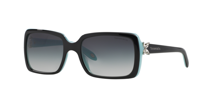 Tiffany TF4047B 80553C Black On Tiffany Blue Sunglasses for  display picture 2