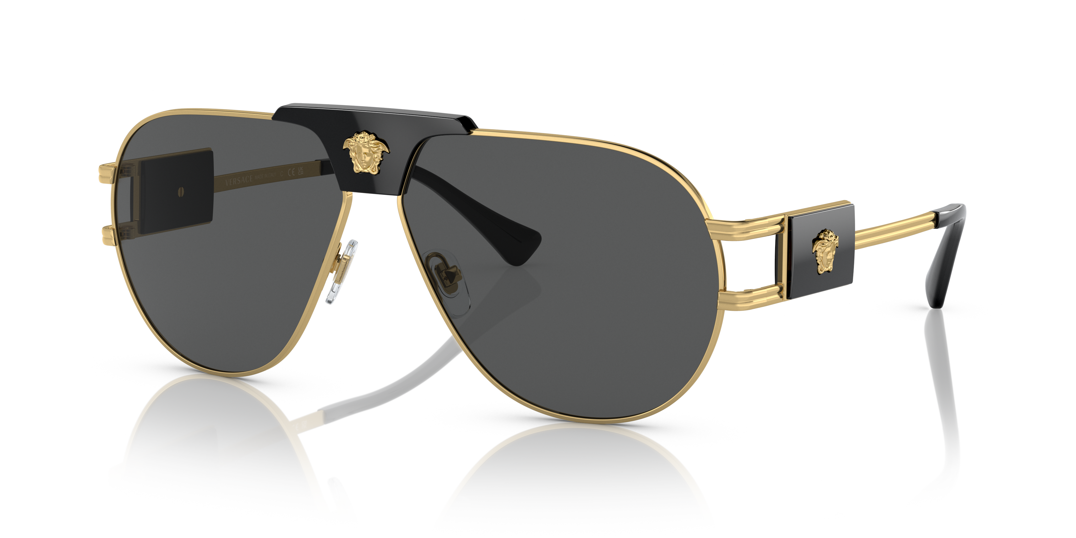 Versace VE2252 100287 Gold Sunglasses for Man - LookerOnline Versace VE2252 100287 Gold Sunglasses for Man - LookerOnline