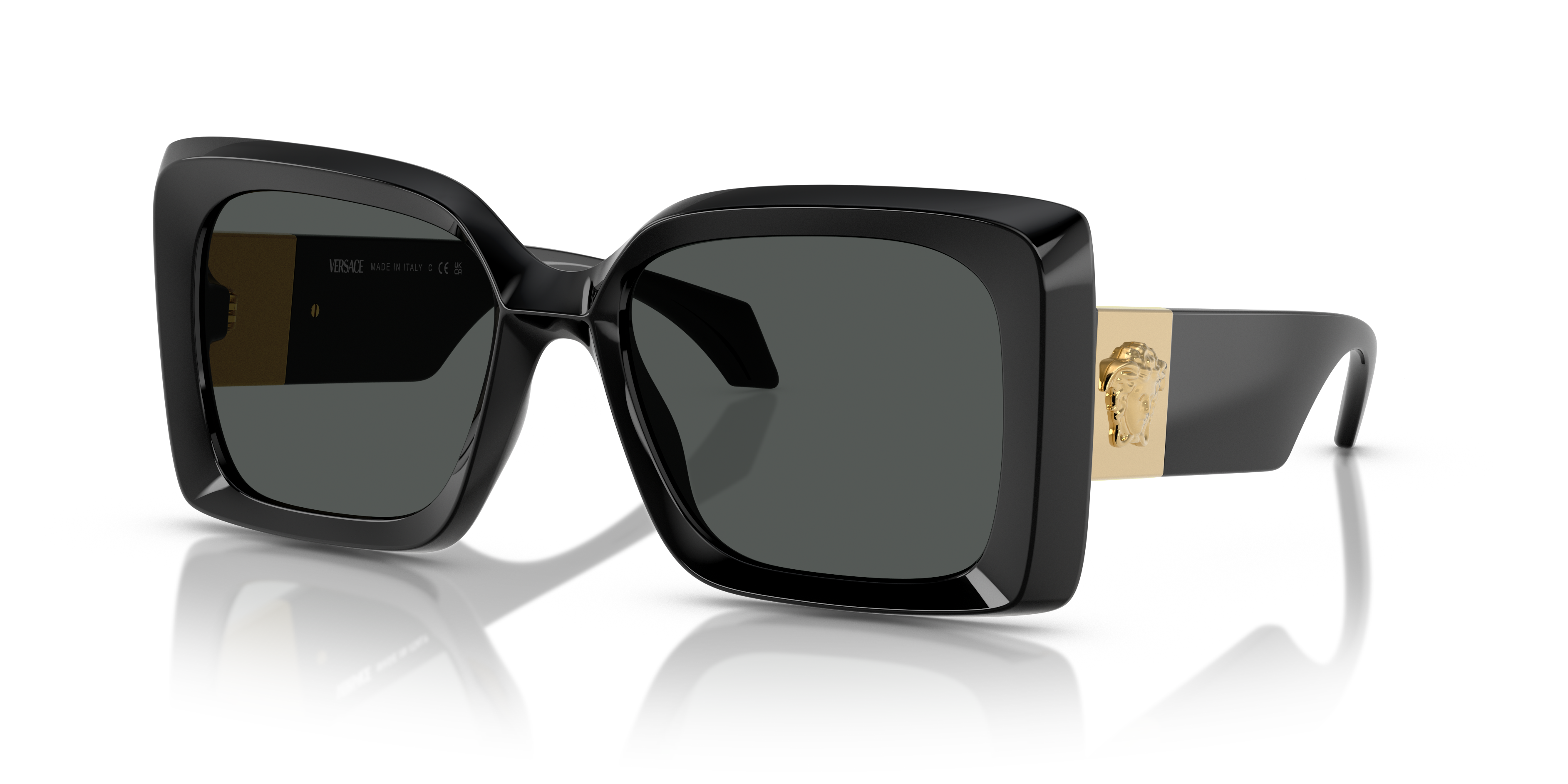 Versace VE4467U GB1/87 Black Sunglasses for Woman – LookerOnline display picture 3