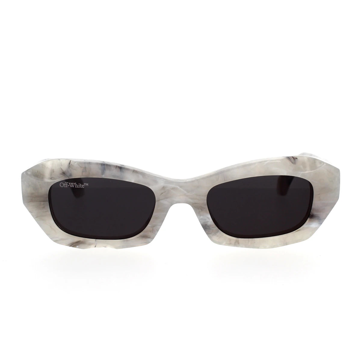 Off White VENEZIA sunglasses marble cateye | LookerOnline