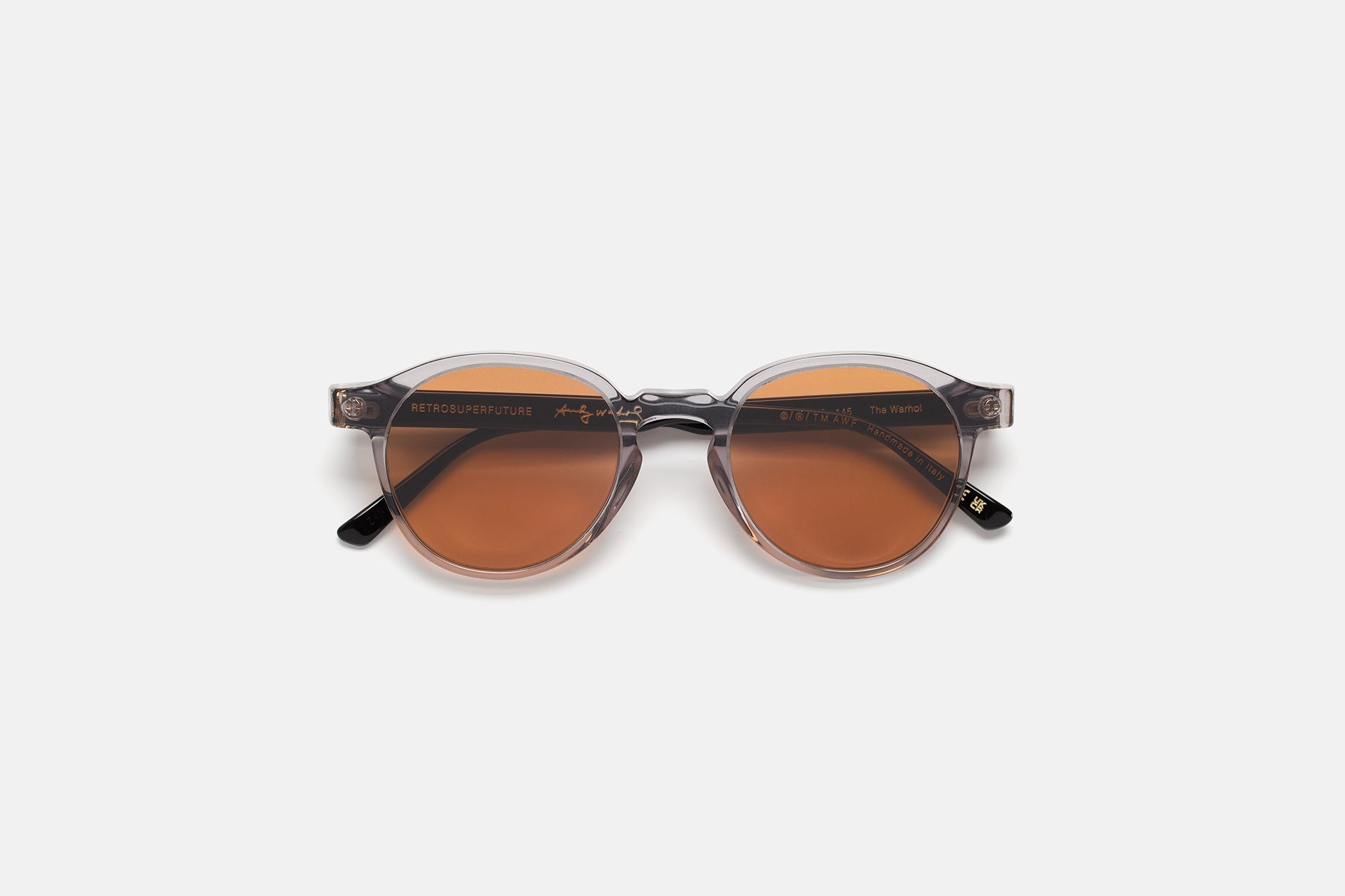 RetroSuperFuture Sempre Tortoiseshell Brown Sunglasses RETROSUPERFUTURE: Brown Vega Sunglasses | SSENSE main image 3