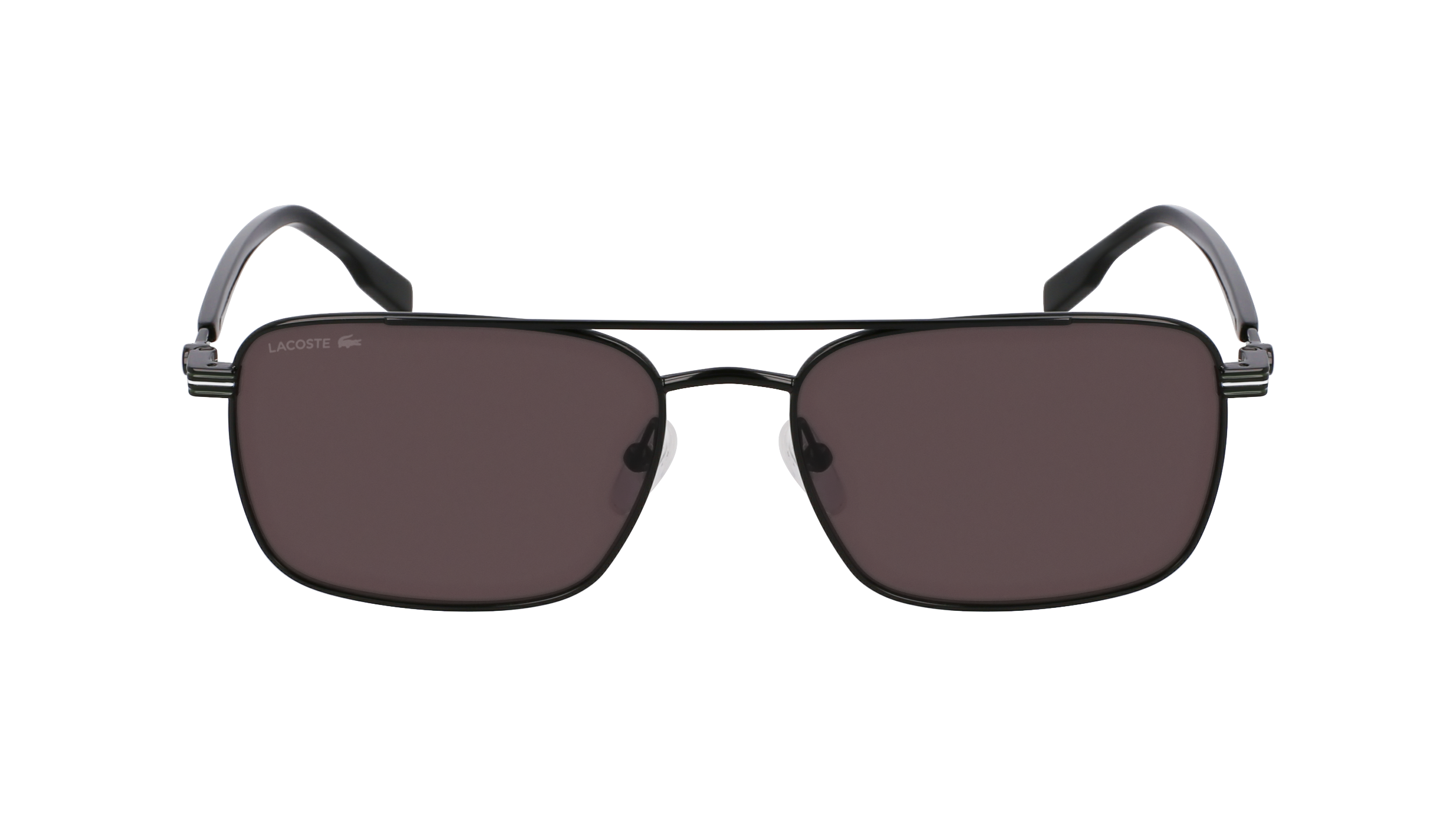 Lacoste ブラック サングラス Lacoste L264S 1 - Black Sunglasses | LookerOnline