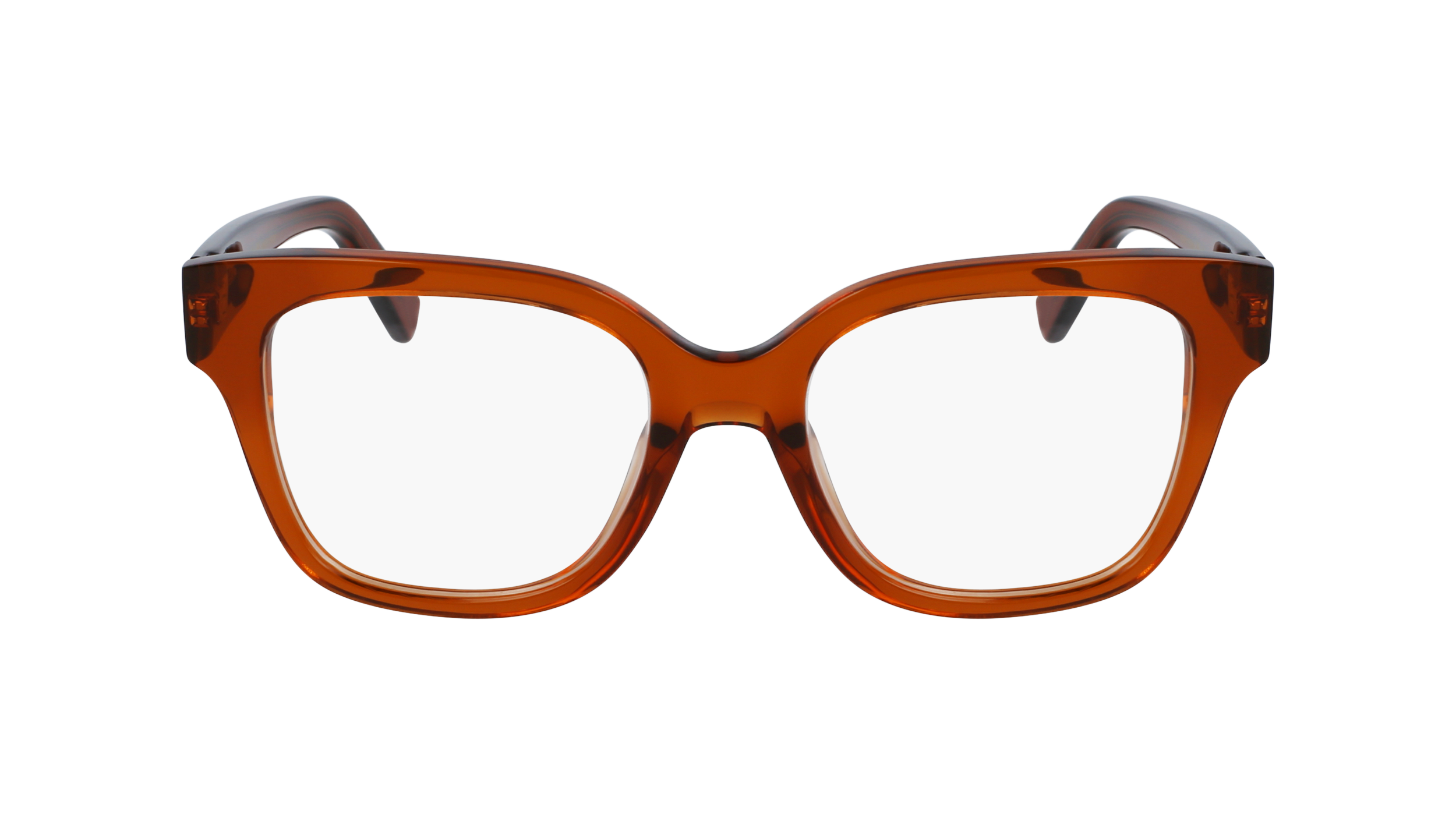 Ferragamo SF2952N 261 - Transparent caramel Eyeglasses | LookerOnline