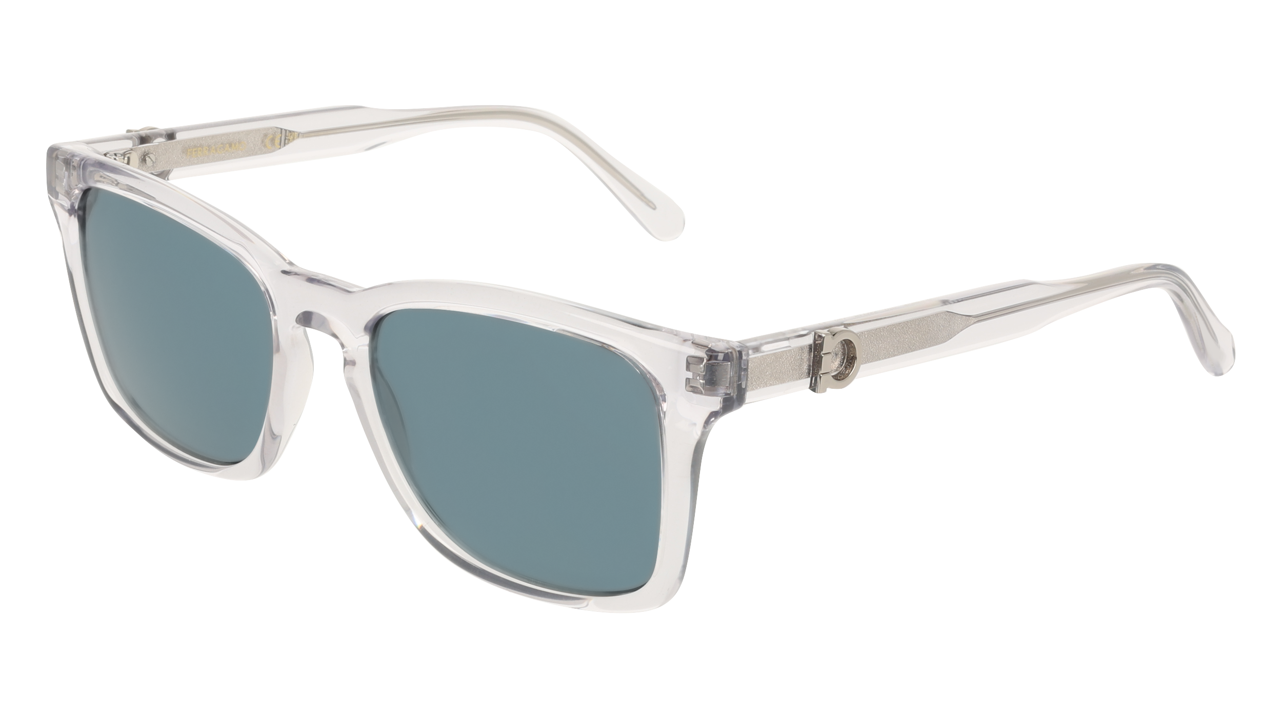 NWT Salvatore Ferragamo SF2086SE-259-5519 Sunglasses Ferragamo SF2086SE 20 - Transparent grey Sunglasses  main image 3