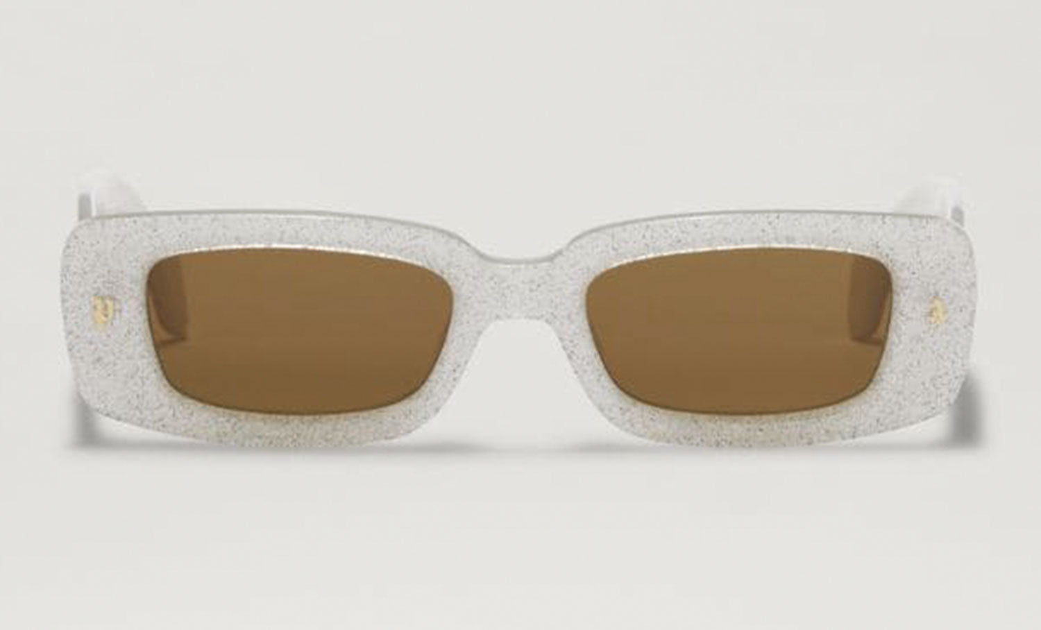 Palm Angels\' \'Lala\' rectangular glitter sunglasses Palm Angels Lala Rectangle-Frame Sunglasses Black Men main image 2