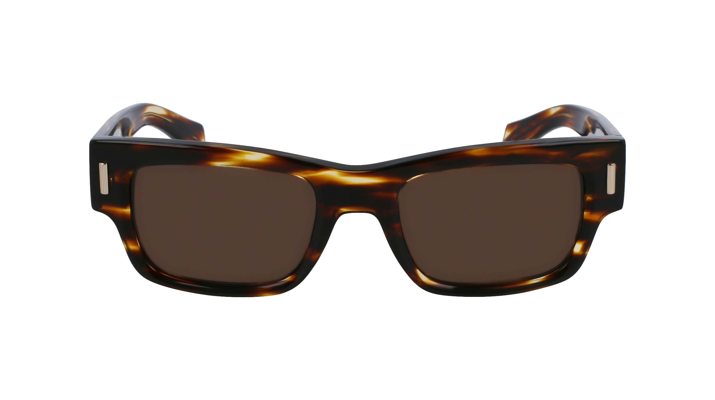 Ferragamo SF2011S 216 - Striped brown Sunglasses | LookerOnline display picture 2