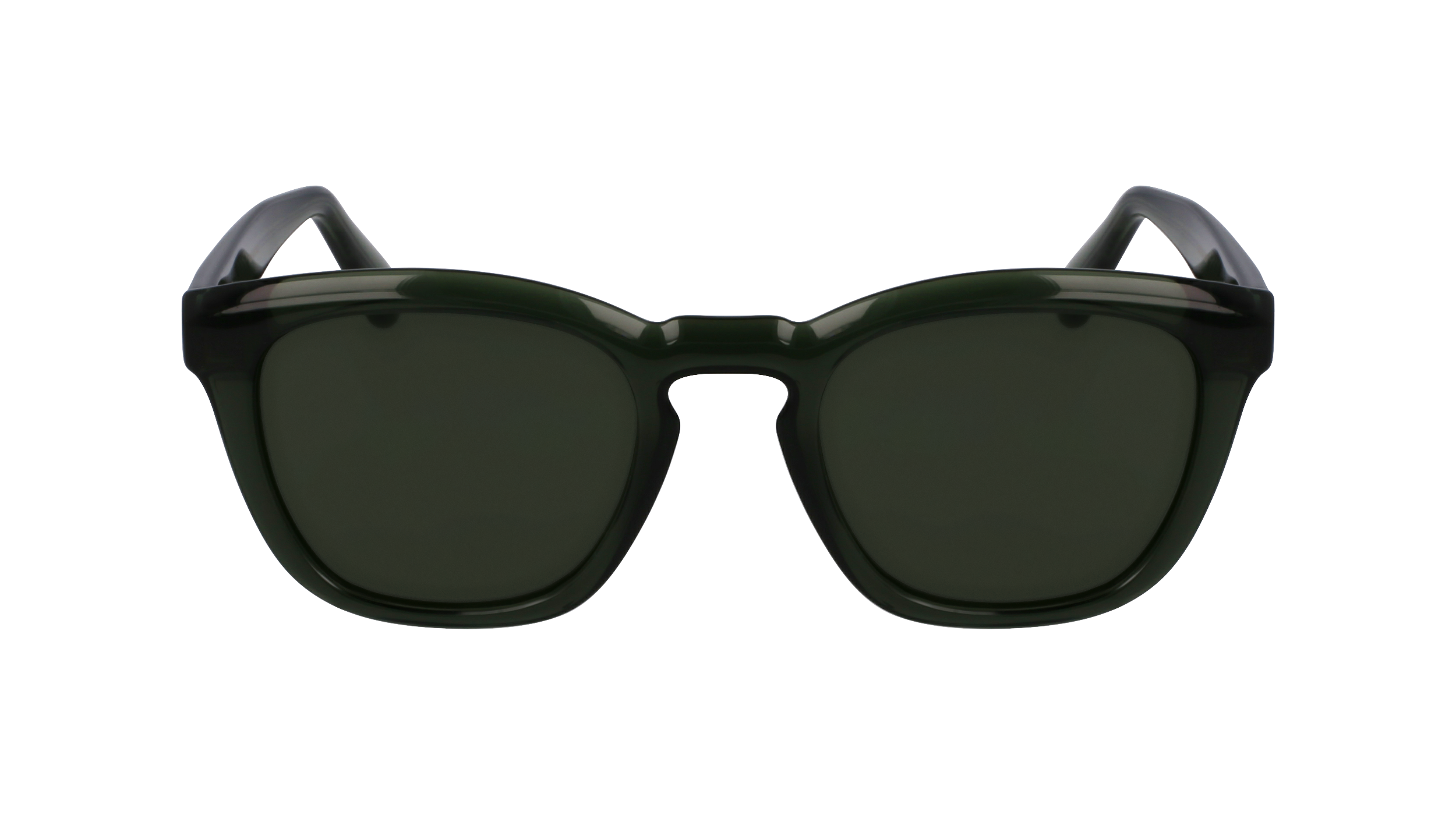 Ferragamo SF2040SE 320 - Transparent khaki Sunglasses | LookerOnline