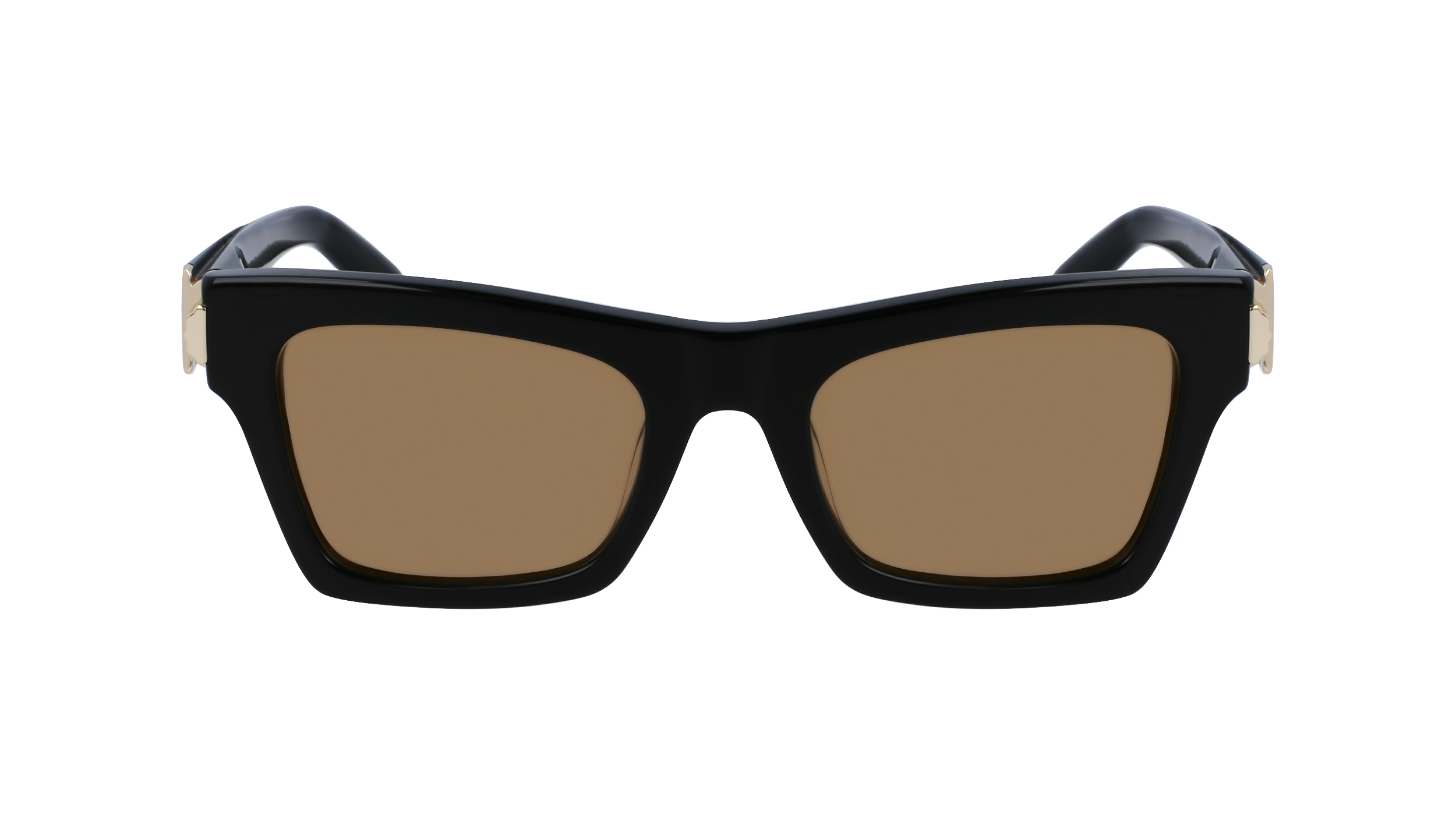 SALVATORE FERRAGAMO SF671 BLACK W/GOLD ACCENT SUNGLASSES NEW WITH FERRAGAMO CASE SF2111S Sunglasses - Salvatore Ferragamo Authorized Retailer  main image 2