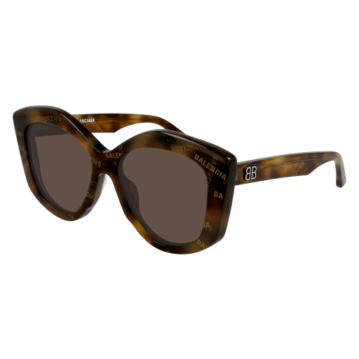 Balenciaga butterfly sunglasses - BB0126S - Havana バレンシアガ BALENCIAGA BALENCIAGA サングラス BB0126S ロゴ  main image 3