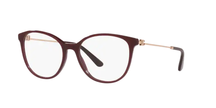 Dolce & Gabbana DG3363 3091 Dolce \u0026 Gabbana DG3363 3091 Bordeaux Eyeglasses for Woman