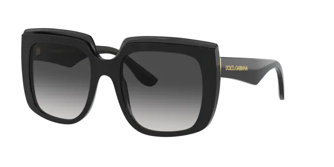 Dolce & Gabbana DG4414 501/8G Black On Transparent Black  display picture 1