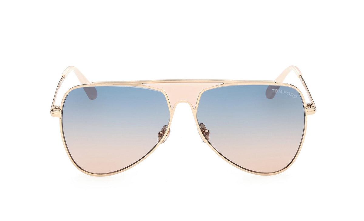 Ethan - Cat Eye White Sunglasses For Men & Women
