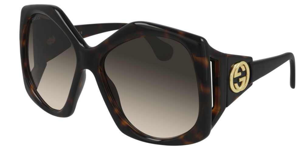 NEW GUCCI GG0875S 002 HAVANA SQUARE WOMEN SUNGLASSES Gucci Women main image 3