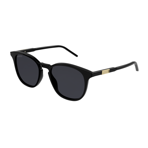 SALE! NEW Gucci GG1157S 001 Black Grey Round Unisex Sunglasses Gucci Women AUTHENTIC Sunglasses Black Grey Round GG1157S  main image 3
