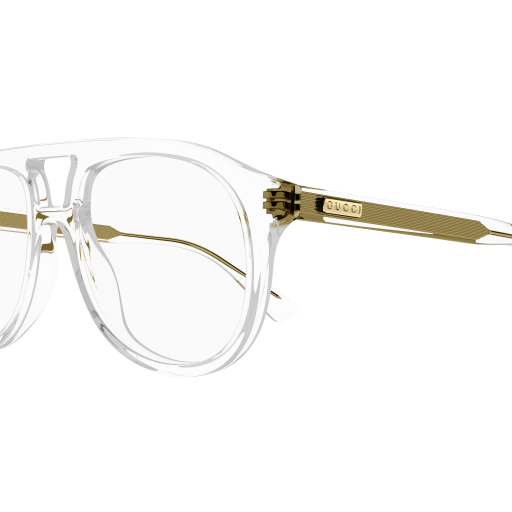 Clear top gucci eyeglasses