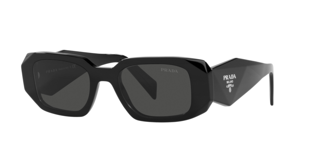 Prada PR 17WS 1AB5S0 Sunglasses Black for Woman - LookerOnline
