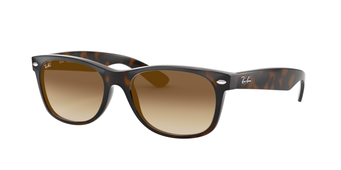 Ray-Ban New Wayfarer RB2132 710/51 Light Havana Sunglasses  display picture 3