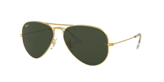 Ray-Ban Aviator RB3025 001 Gold Sunglasses for Men and Women