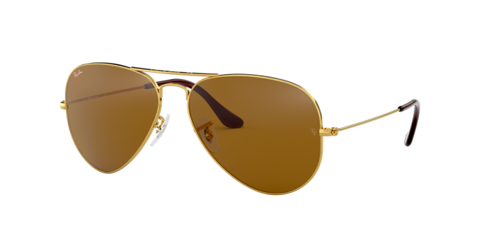 Ray-Ban Aviator RB3025 001/33 Arista Gold Sunglasses for Men 