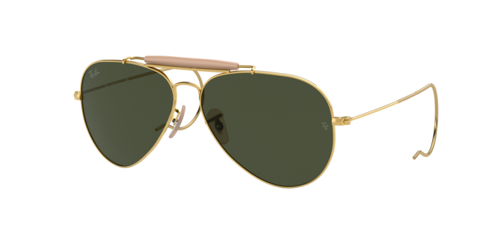 Ray-Ban Outdoorsman I RB3030 W3402 Arista Gold Sunglasses  display picture 3