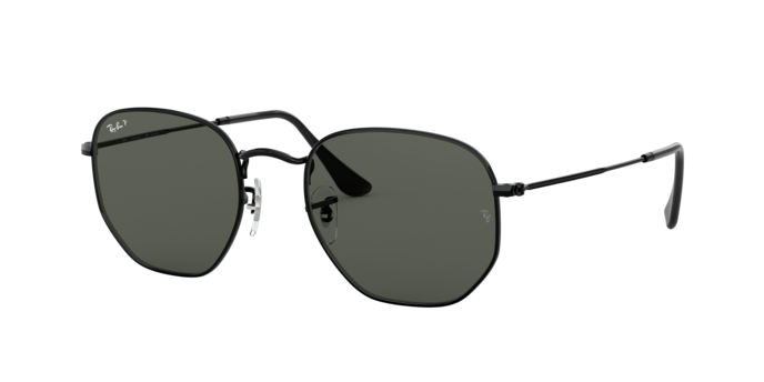 Ray-Ban Hexagonal RB3548N 002/58 Black Sunglasses for Men  display picture 1