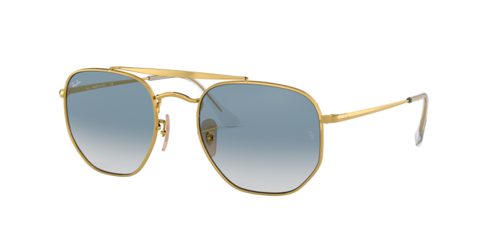 Ray-Ban The Marshal RB3648 001/3F Arista Gold Sunglasses for Men