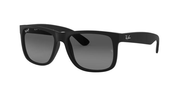 小物 Ray-Ban JUSTIN RB4165F 622/T3 Ray-Ban Justin RB4165F 622/T3 Rubber Black Sunglasses for Man
