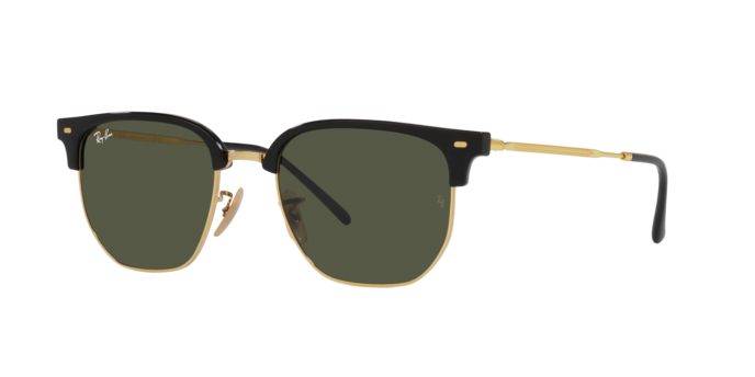 Ray-Ban New Clubmaster RB4416 601/31 Black On Gold  display picture 2