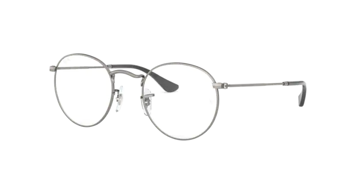Ray-Ban Round Metal RX3447V 2620 Gunmetal Eyeglasses for Men and