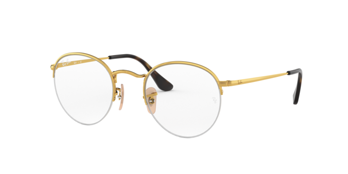 Ray-Ban Round Gaze RX3947V 2500 Arista Gold Eyeglasses for Men and