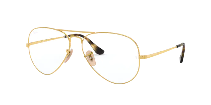Eyeglasses Rx6489 2501 Ray-Ban RX6489 Aviator Prescription Glasses