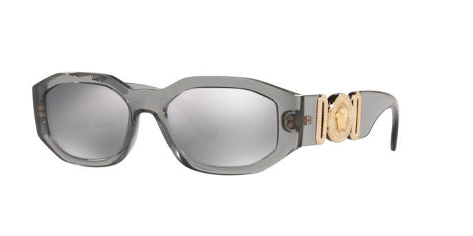 Versace VE4361 311/6G Transparent Grey Sunglasses for Man  display picture 1