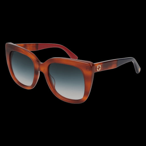 Gucci Gg0163s 005 Havana Sunglasses For Woman Lookeronline