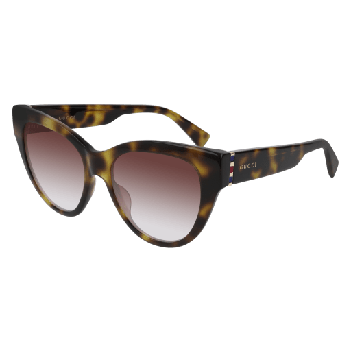 Gucci GG0460S - 004 Cat Eye Havana Red Women\'s Sunglasses Gucci Acetate Cat Eye Sunglasses GG0460S Havana 1823519  main image 2