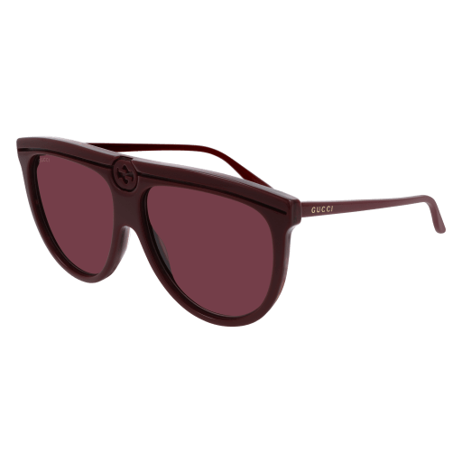 NEW GUCCI SUNGLASSES GG0732S 003 UNISEX BURGUNDY SUNGLASSES GUCCI NEW GUCCI SUNGLASSES GG0732S 003 UNISEX SHIELD BURGUNDY  main image 4
