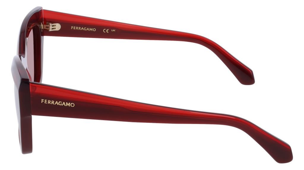 Ferragamo SF2065S 613 - Transparent red/dark red Sunglasses