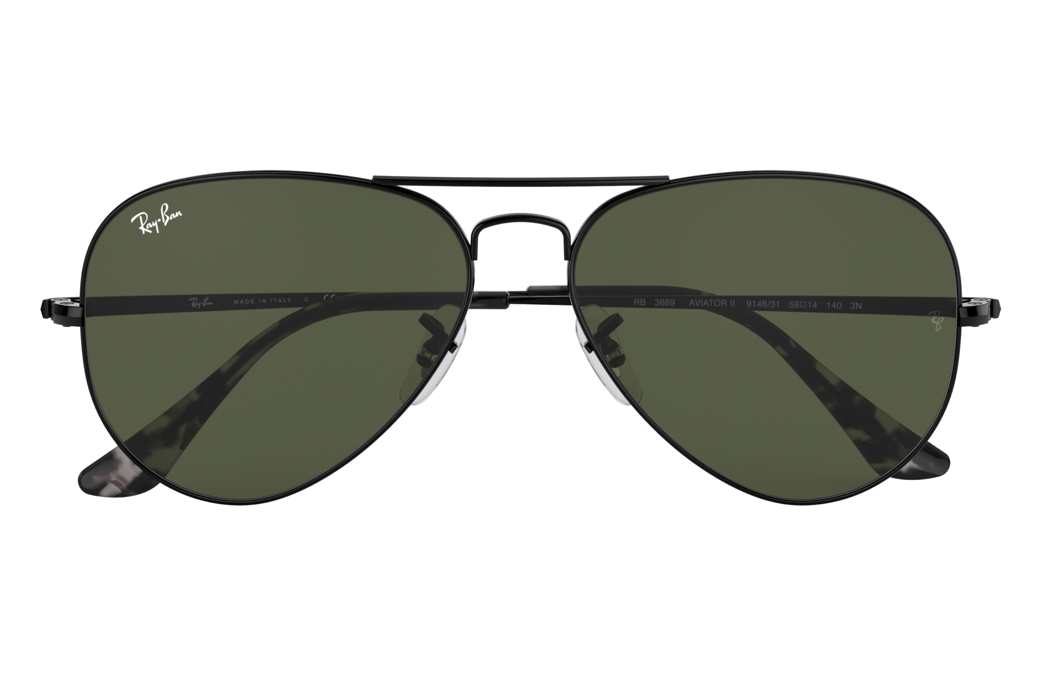 Ray-Ban RB3689 AVIATOR METAL II 914831