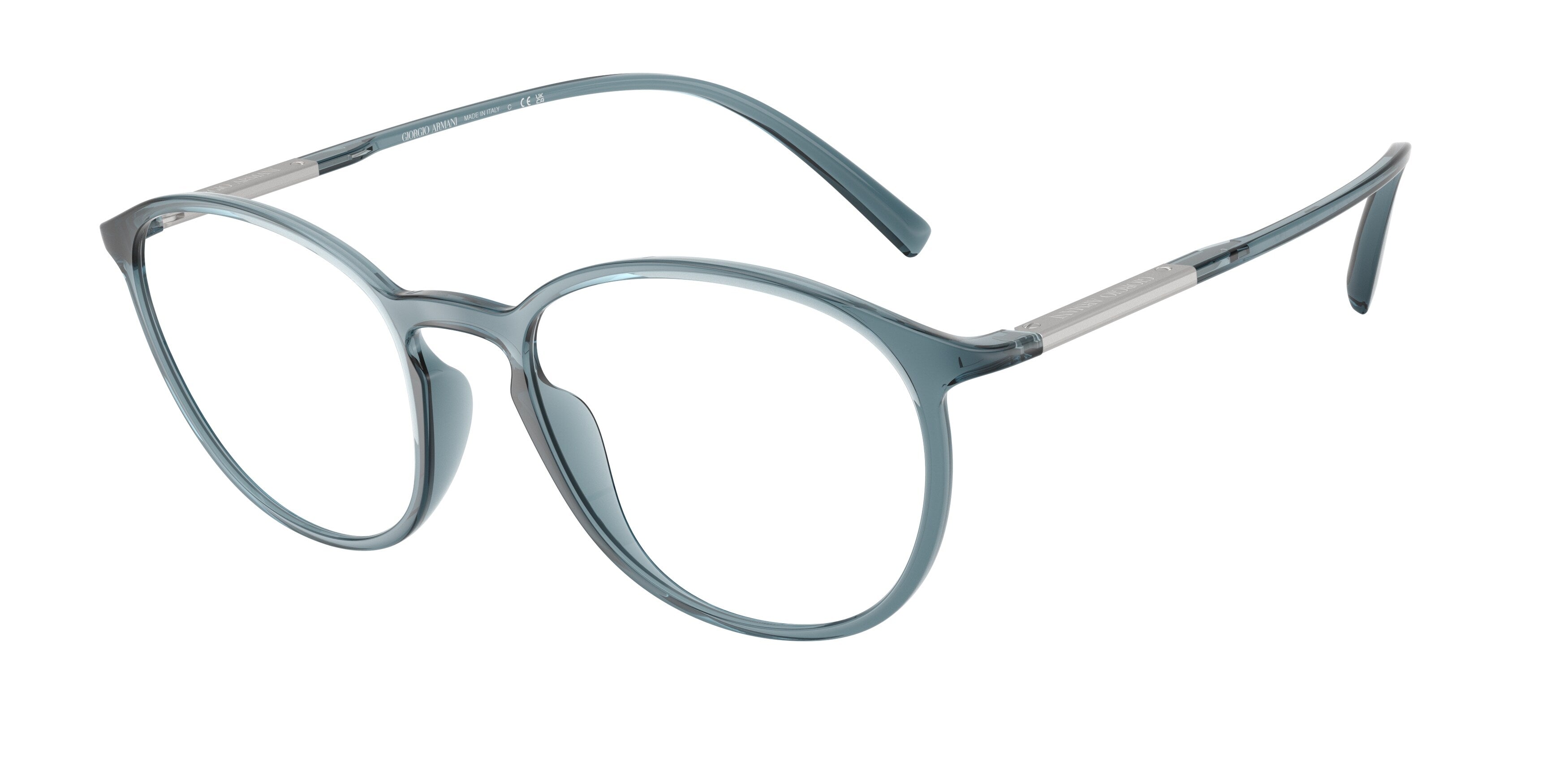 Giorgio Armani AR7276U 6241 Transparent Blue for Man - LookerOnline