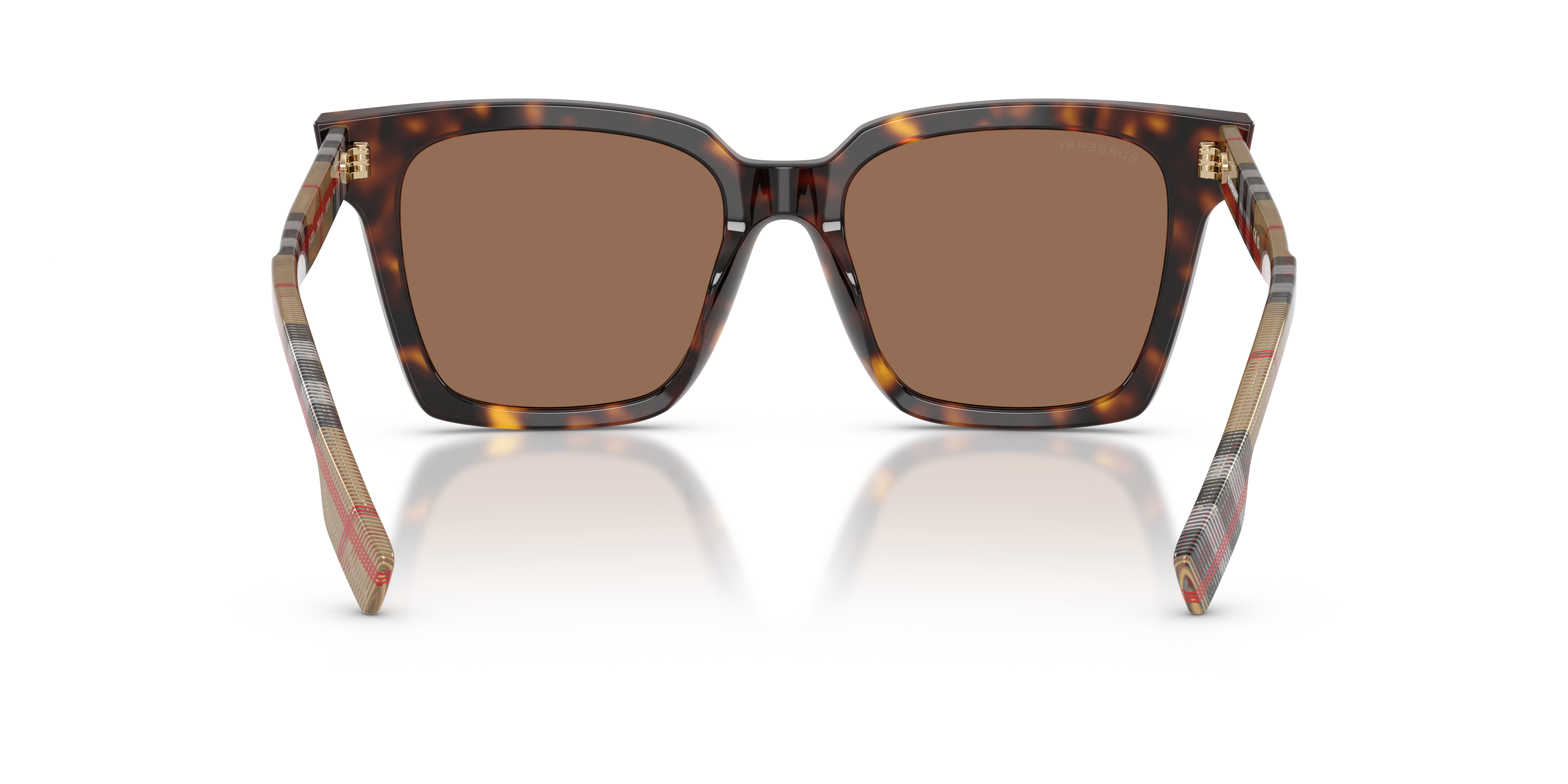 Burberry Maple BE4335 390373 Dark Havana Sunglasses for Woman Burberry Maple BE4335 390373 Dark Havana Sunglasses for Woman
