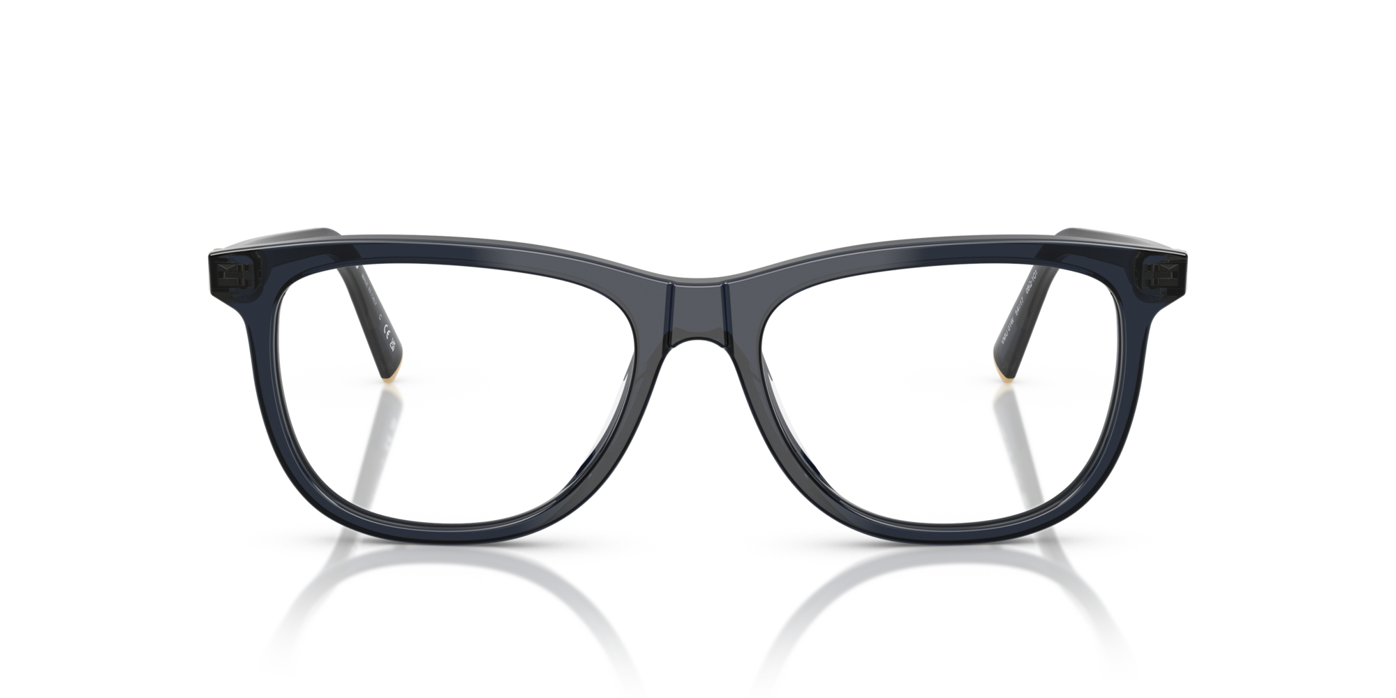 Miu Miu MU 01VV 08Q1O1 Blue Transparent Eyeglasses for Woman Miu Miu MU 01VV 08Q1O1 Blue Transparent Eyeglasses for Woman