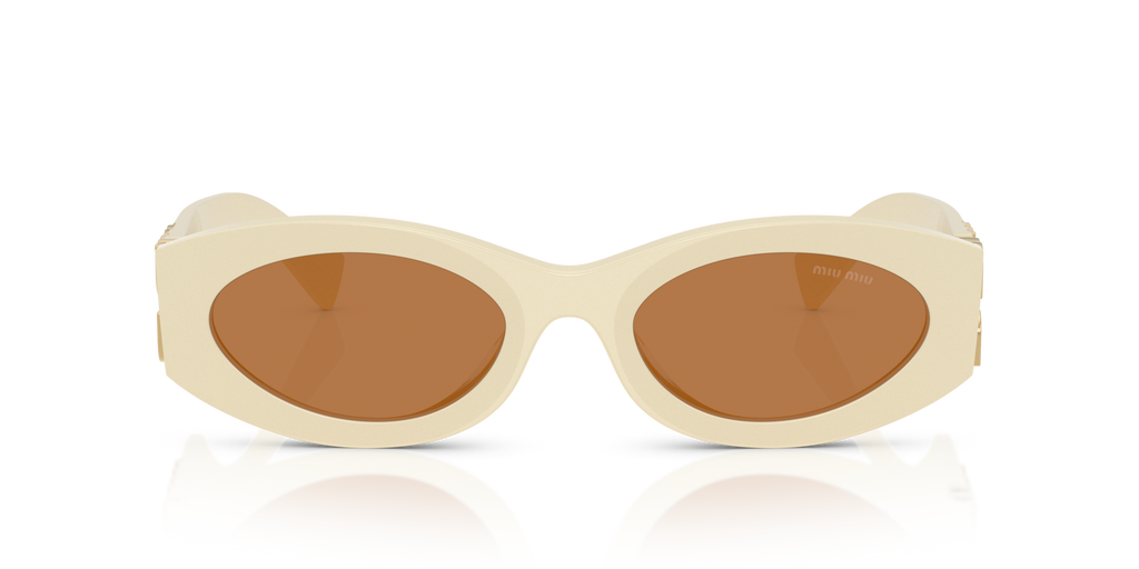 Miu Miu MU 11WS 21D90Q Milk Sunglasses for Woman - LookerOnline