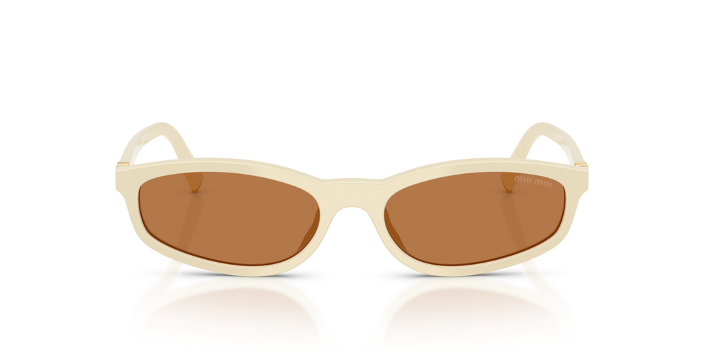 Miu Miu MU A06S 21D90Q Milk Sunglasses for Woman - LookerOnline