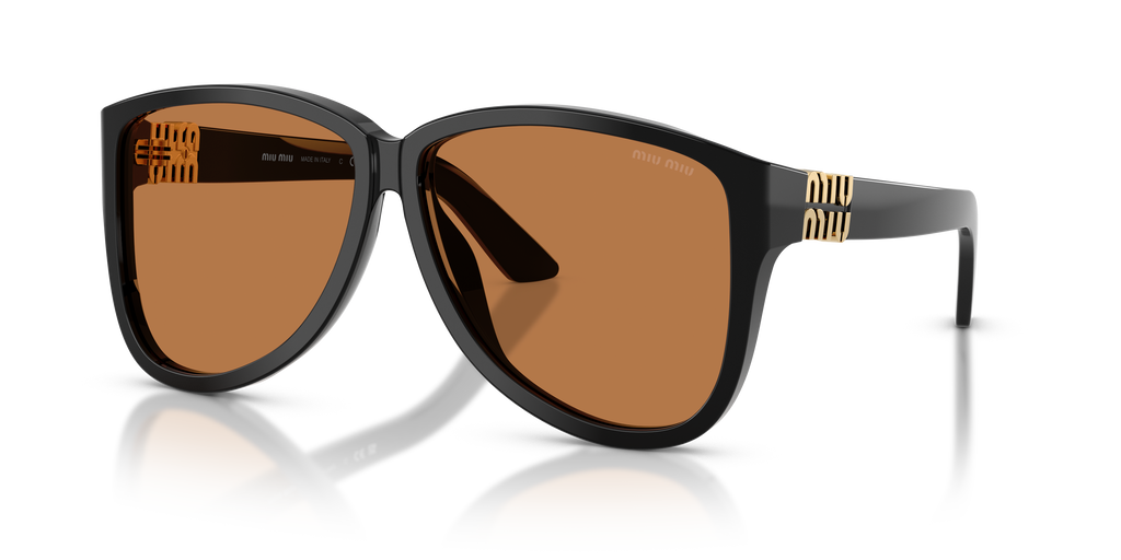 Miu Miu MU A08S 16K90Q Black Sunglasses for Woman - LookerOnline