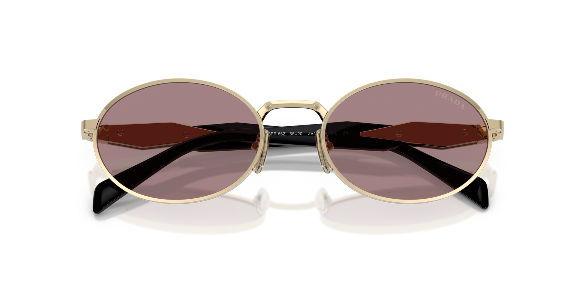 Prada PR 65ZS ZVN20I Sunglasses Pale Gold for Woman - LookerOnline