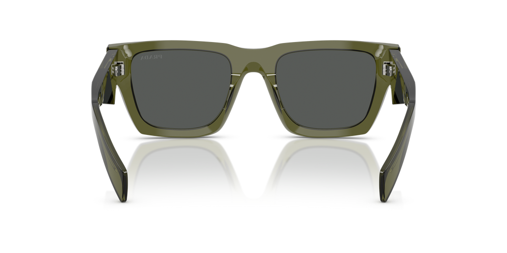 Prada PR A06S 25A40L Sunglasses Transparent Military for Man