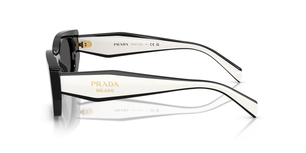 Prada PR B05S 09Q08Z Sunglasses Black for Woman - LookerOnline